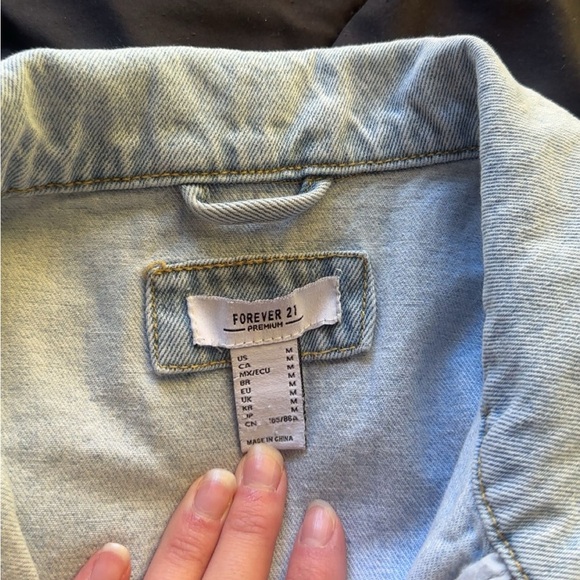 Forever 21 Light Blue Denim Jacket - Picture 8 of 10